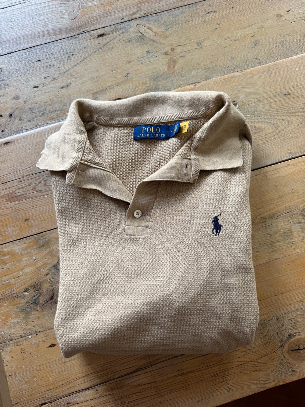 Polo Ralph Lauren Waffle-Knit Polo Shirt